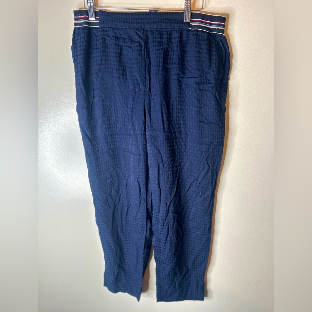 Anthropologie Navy The Essential Pull On Trouser Medium Pants